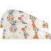 Super Absorbent Hair Towel 2 Pack | Quick Dry Hair Turbans with Button Twisty Wrap | Beautiful Bouquets Design for Women & Girls - Buy Online on GoSupps.com