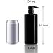 Youngever 4-Set 700ml Pump Dispenser - Reusable Plastic Soap & Lotion Bottles for Kitchen & Bathroom (Black) - Buy Online on GoSupps.com