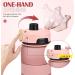 Codicile 1L BPA-Free Drinking Bottle | Sport Spout Water Bottle for Gym School Office & Travel - Ros golden Pink - Buy Online on GoSupps.com
