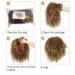Nnzes Afro Short Curly Wig - Brown to Blonde Kinky Curly Fluffy Wig for Black Women 12inch - Synthetic Hair Full Wigs for Daily Wear - Buy Online on GoSupps.com