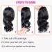 Messy Bun Hair Piece for Women 12-18 Inch Brazilian Loose Wavy with Drawstring Hair Comb Curly Ponytail Extensions Brazilian Hair Black Ponytail Hair Extensions Hair Scrunchies (Color : Black Size 18inch 150g Black - Buy Online on GoSupps.com