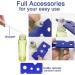 Yalbdopo 6Pcs 10ml Essential Oil Roller Bottles Refillable Glass Roll on Bottles with Stainless Steel Roller Ball & Gold Lids & Bottle Opener Perfect for Aromatherapy Essential Oils Fragrance - Buy Online on GoSupps.com