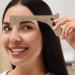 Eyebrow Measuring Tool Eye Liner Guide for Eye Brows | Eyebrow Shaping Ruler Eye Makeup Aid Brow Measuring Tool for Beginners Eye Liner Eyelash Eyebrow Khaki - Buy Online on GoSupps.com