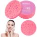 AUAUY Compressed Facial Sponges 20 Count Cellulose Facial Sponges for Daily Cleansing 100% Natural Wood Pulp Cotton Face Washing Sponge for Facial Cleansing Exfoliating Mask Makeup Removal 20 Pink - Buy Online on GoSupps.com