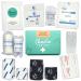 Paw Bandaging Kit/Pet First Aid Kit Refill Pack. Vet Approved - Vet Wrap Bandages Dressings Iodine Wipes Saline Pods and More - Buy Online on GoSupps.com