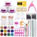 20 in 1 Acrylic Powder Shiny Glitter Nail Set Acrylic Liquid Nail Art Decoration Acrylic Brush Nail Art Tool Full Kit Professional DIY Gel Nail Kit - Buy Online on GoSupps.com