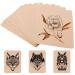 Tattoo Skin Practice - Autdor 10Pcs Blank Tattoo Practice Skin Double Sides Fake Skin 7.4x5.6" Tattooing and Microblading Eyebrow Practice Skin for Tattoo Supplies Tattoo Artists 10 Count (Pack of 1)