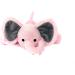 KINREX Baby Pacifier Holder - Soft Elephant Stuffed Animal with Binky Clip for Newborn Boys & Girls | Pink, 18 cm - Buy Online on GoSupps.com