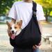 Folding Breathable Shoulder Pet Bag Pet Puppy Travel Bag Shoulder Tote Bag for Dog Cat Hands Free Dog Bag with Adjustable Strap and Pocket Pet Sling Carrier for Outdoor Walking Travel (Dark Grey) - Buy Online on GoSupps.com