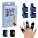 yingd 4 Pcs Finger Splints Finger Straightening Brace Finger Extension Splint Finger Stabilizer with Adjustable Fixing Belt for Arthritis Finger Trigger Broken and Strained Fingers