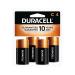 Duracell Coppertop C Batteries 4 Count Pack C Battery with Long-lasting Power All-Purpose Alkaline C Battery for Household and Office Devices