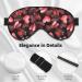 Buy Adjustable Ladybugs & Red Hearts Sleep Mask - Soft Double-Sided Eye Covers for Ultimate Comfort & Eye Edema Relief | International Shipping Available - Buy Online on GoSupps.com
