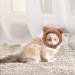 WLLHYF Cute Cat Winter Warm Bear Hat Soft Comfortable Adjustable Small Pet Headwear Costume Clothes for Cat Kitten Puppy Dog(Brown) - Buy Online on GoSupps.com