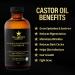 Jamaican Black and Gold Castor Oil Blend USDA Organic Cold Pressed Unrefined Pure Hexane Free for Body Skin Hair Eyelashes & Eyebrows 8.5 Fl Oz - Buy Online on GoSupps.com