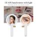 FASCINATE Handheld Mirror 10x Magnifying Makeup Mirror with Handle | Two Sided, Portable & Rechargeable | 10X/1X Magnification | Swivel Handle - Ideal for Women - Buy Online on GoSupps.com