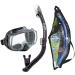 TUSA Sport Adult Imprex 3D Purge Mask Black/Black (w/reusable bag)