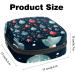 MUOOUM Christmas Snowmen Portable Period Bag for Women & Teens - Storable Pocket Menstrual Cup Holder - Buy Online on GoSupps.com