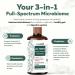 ESUNM 3-in-1 Liquid Probiotic Complex with Prebiotics Probiotics & Postbiotics - Features 10 Clinical Strains + 18 Organic Fermented Herbs - Complete Gut & Microbiome Support for Men & Women (16 oz) - Buy Online on GoSupps.com