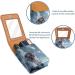 Travel Lipstick Organizer Case with Mirror - Portable Makeup Bag | Wild Japanese Snow Monkey Design - Buy Online on GoSupps.com