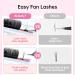 Self-Fleed Eyelashes | Easy Fan Lashes for Volume | C D Curl 2D-20D | 0.07mm Thickness | 11mm Extensions - Buy Online on GoSupps.com
