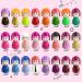 Dolly Nail Polish Set - 24 Modern Colors Non-Toxic & Peel-Off Strawberry Fragrance Water-Based - Perfect for Kids & Girls (Set A) - Buy Online on GoSupps.com