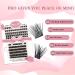 168 Pcs Mixed Styles DIY Eyelash Extensions | Super Thin Band, Soft & Easy to Wear | Individual Lashes for Eyelash Cluster Extension (First Glance+Adore C-Mix) - Buy Online on GoSupps.com