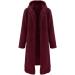 Shop Elegant Women's Winter Coat - Windproof Long Parka with Faux Fur Hood | Cozy & Stylish Red Jacket for Cold Weather - Buy Online on GoSupps.com