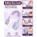 LilKisThk Child Leash Backpack 2 Pack - Toddler Safety Harness with Key Lock - Baby Anti Lost Wrist Links - Blue+Purple - Buy Online on GoSupps.com