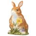Certified International Easter Garden 3-D Bunny Cookie Jar, 64 Ounces, Multicolored