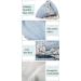 CACUSS Women's Foldable Floral Bucket Hat with Bowknot - Blue | Stylish Sun Protection - Buy Online on GoSupps.com