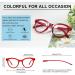 OCCI CHIARI Designer Reading Glasses for Women - Stylish Readers 1.0 to 6.0 in Red - International Shipping Available - Buy Online on GoSupps.com