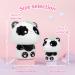 Mewaii 14 Soft Panda Mushroom Plush Pillow Squishy Toy - White Panda 14 Inch - Buy Online on GoSupps.com