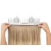 Hair Works ULTRA Hair Extension Holder - Securely Hold Wide Wefts for Washing & Styling (White) - Buy Online on GoSupps.com