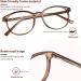 Buy Yukang TR90 Blue Light Filter Glasses for Women - Super Light Gaming & Computer Goggles in Coffee Color - Stylish Comfortable & Eye Protecting - Buy Online on GoSupps.com