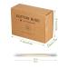 Bamboo Cotton Swabs 400 Count - Eco-friendly & Biodegradable Ear Sticks - Natural Wooden & Organic Cotton Buds for Ear Wax Removal - Plastic-Free & Vegan - 2 Boxes - Buy Online on GoSupps.com