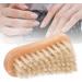 Wooden Nail Brush with Ergonomic Design Brush Hair for Cleaning Hands and Feet Portable and Dead Skin Removal - Buy Online on GoSupps.com