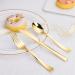 N9R 500PCS Gold Plastic Silverware Set - Disposable Gold Cutlery for Party, Wedding - 200 Forks, 150 Spoons, 150 Knives - Gold Utensils - 500 Pack - Buy Online on GoSupps.com