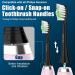 Replacement Toothbrush Heads for Philips Sonicare DiamondClean - Compatible Electric Brush Heads (10 Pack) - Black & Green - Buy Online on GoSupps.com