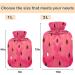 Naanle Watermelon Heat Bottle - 2L Transparent Hot Water Bottle for Bed Hand & Foot Warmer Pain Relief & Cold Therapy | International Shipping - Buy Online on GoSupps.com