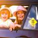 TIESOME 2 pcs Baby on Board Car Warning Sticker Set Giraffe + Lion | Reusable Decal with Suction Cups | Baby in Car Window Cling Sign - Buy Online on GoSupps.com