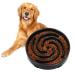 Slow Feeder Large Dog Bowls for Large Medium Dog Non Slip Maze Puzzle Bowl Pet Slower Food Feeding Dishes Interactive Bloat Stop Dog Bowl Preventing Choking Healthy Dog Bowl Large A-black