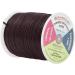 Mandala Crafts Satin Rattail Cord String - Dark Chocolate Brown 1mm - Ideal for Chinese Knot, Macram , Trim, and Jewelry Making - Buy Online on GoSupps.com