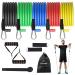 Exercise Bands Resistance Bands Set Strength Training Fitness Bands Workout Bands Resistance Elastic Bands for Exercise Colorful