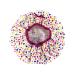 Fashionista Deco Dots Reusable Waterproof Shower Cap - Oversized, PEVA Lined & Stretch Hem for All Hair Lengths - Buy Online on GoSupps.com