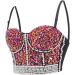 Sexy Strass Bustier for Women - Sparkle Push Up BH & Sequin Camisole Tops | Trendy Streetwear & Cropped Vest - Buy Online on GoSupps.com