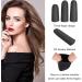 6pc High Heat Resistant Finger Guards for Curling Irons & Blow Dryers - Black/Rose Red - Buy Online on GoSupps.com
