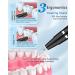 Ultrasonic Tooth Cleaner - Plaque Remover with 5 Adjustable Modes and LED - Safe & Effective Teeth Stain and Tarter Removal (Black) - Buy Online on GoSupps.com