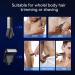 2 in 1 Electric Body Hair Trimmer MAXGROOM Men's Pubic Groin & Ball Hair Trimmer with LCD Display Waterproof Wet& Dry Razor for Men with 2 Different Trimming Heads & Adjustable Guide Comb (Black) - Buy Online on GoSupps.com