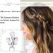 Barode Bridal Wedding Hair Pins Set of 3 - Water Drop & Leaf Rhinestone Headpieces in Silver for Women and Girls - Buy Online on GoSupps.com