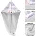 Butterflies Dry Hair Cap Set - 2 Piece Quick Drying Towel & Soft Button Headband | Super Absorbent Comfort for All Hair Types | International Shipping - Buy Online on GoSupps.com